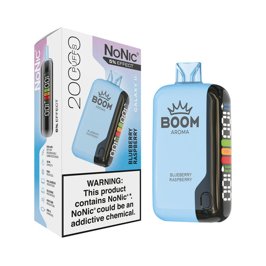 Nonic Galaxy II 20k Aroma Boom 5% Effect Blue Raspberry