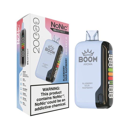 Nonic Galaxy II 20k Aroma Boom 5% Effect Blueberry Sour Raspberry