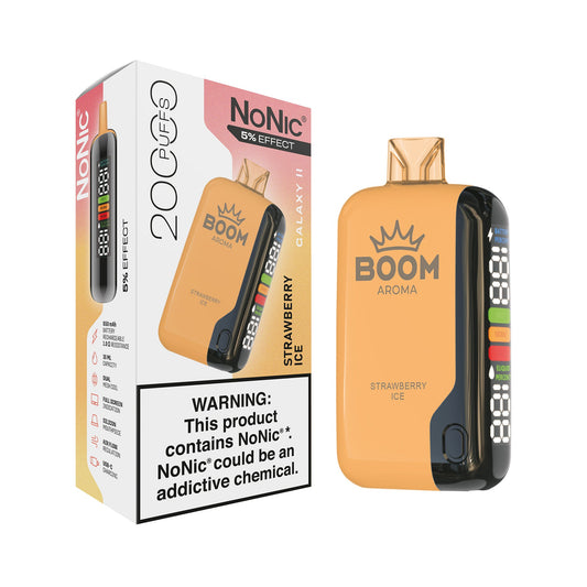 Nonic Galaxy II 20k Aroma Boom 5% Effect Strawberry Ice